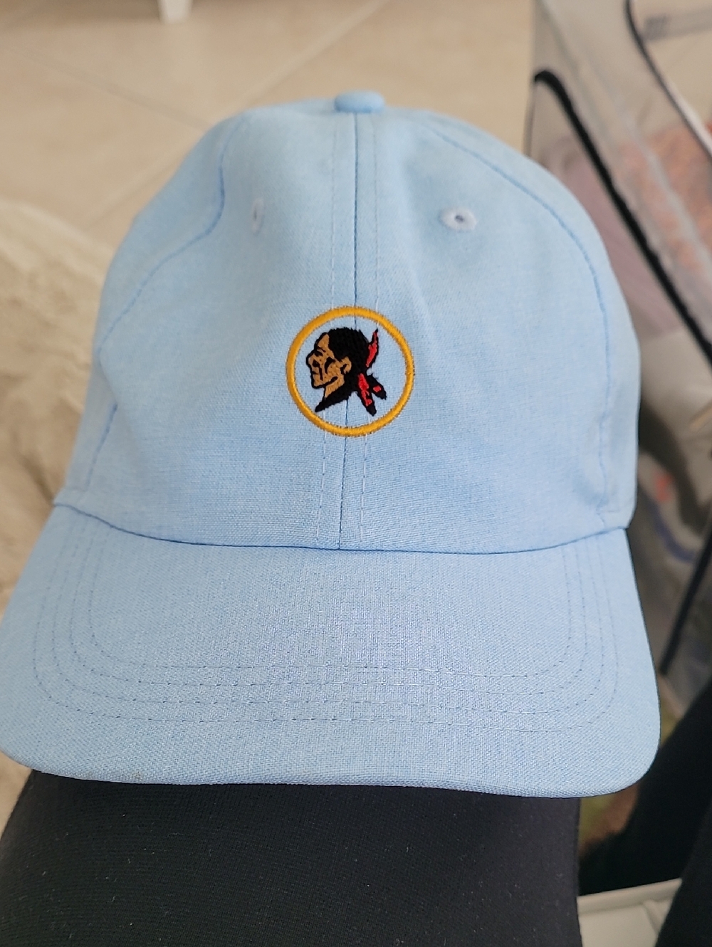 Light Blue Embroidered Logo Baseball Cap - NWOT